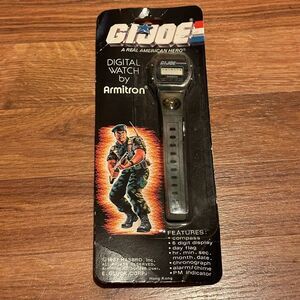 Vintage RARE G.I. JOE A Real American Hero Digital Watch by Armitron